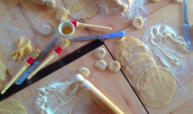 We make Pasticcini di Mandarle- Sicilian Almond Cookies at one of our cooking classes in Favignana, Sicily